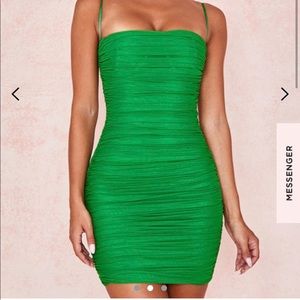 House of CB Ella dress in emerald